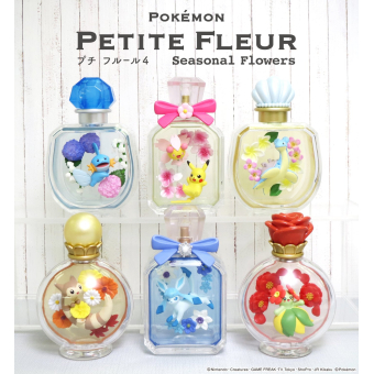 Officiële Pokemon figures re-ment Petite Fleur seasonal flowers